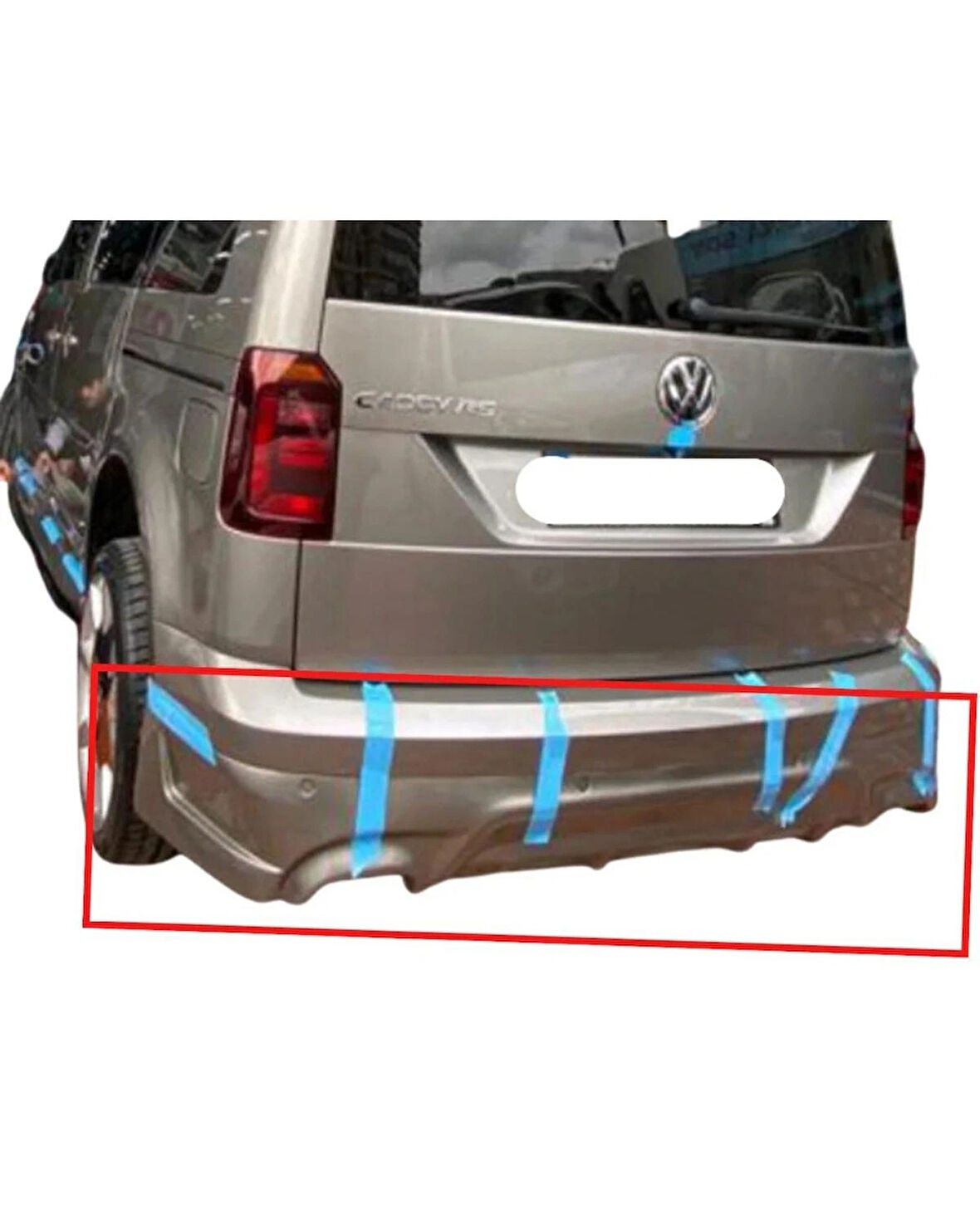 CADDY 2015-2020 ARKA TAMPON EKİ (( BOYASIZ ))