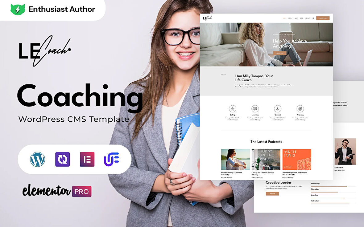 Lecoach - Life Coaching Wordpress Teması