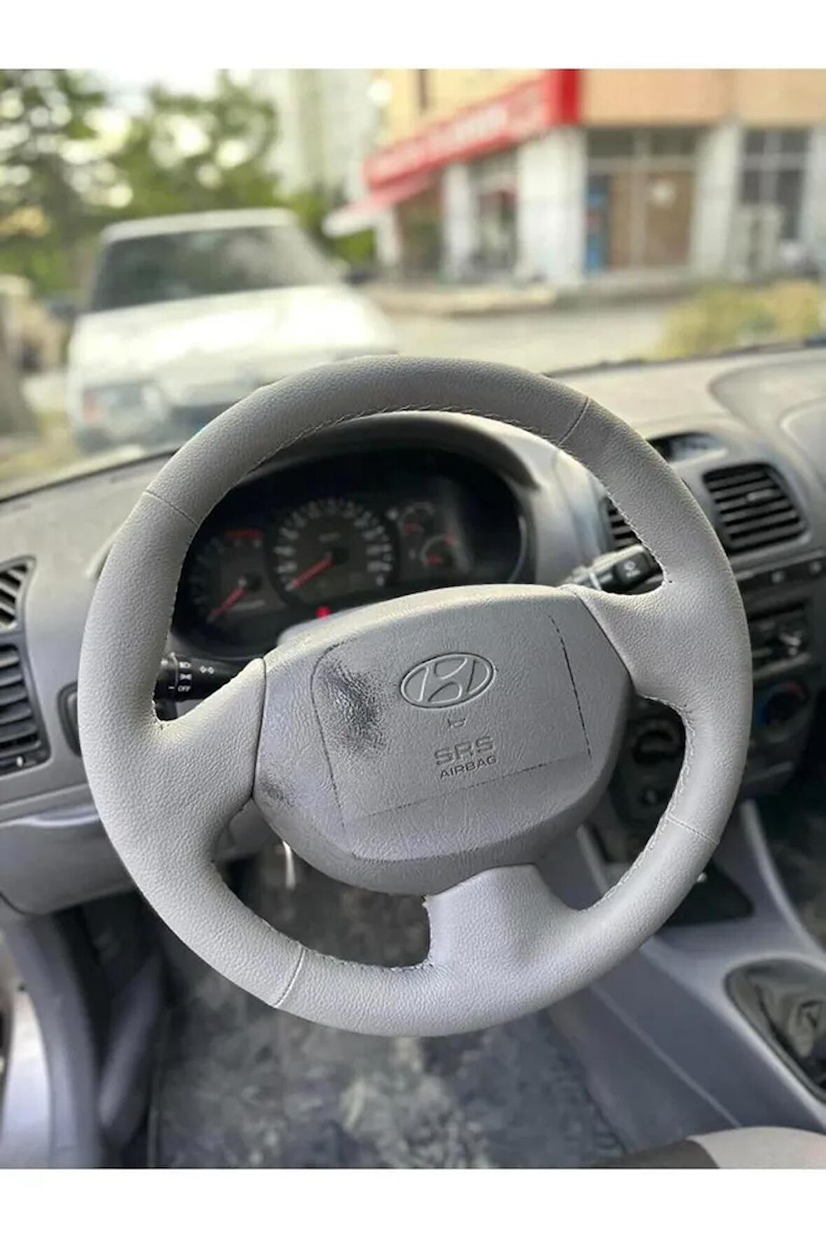 Hyundai Accent Uyumlu Admira Araca Özel Direksiyon Kılıfı Gri