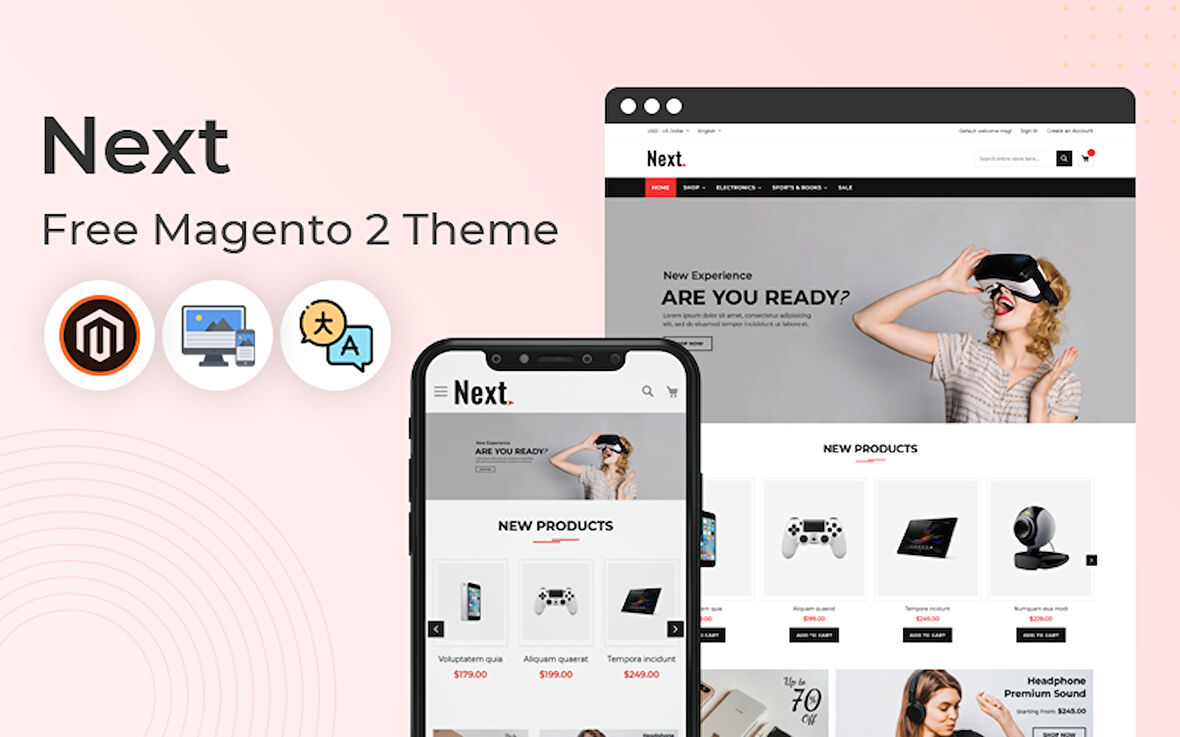 Next – Electronics Magento Teması