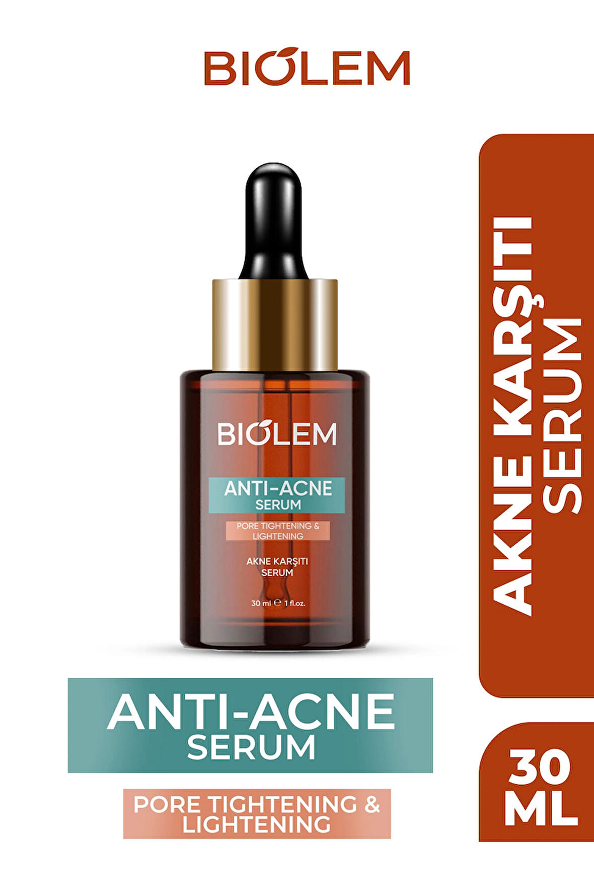 Biolem Akne Ve Karşıtı Sıkılaştırıcı Cilt Serumu Salisilik Asit, Tea Tree 30 ml