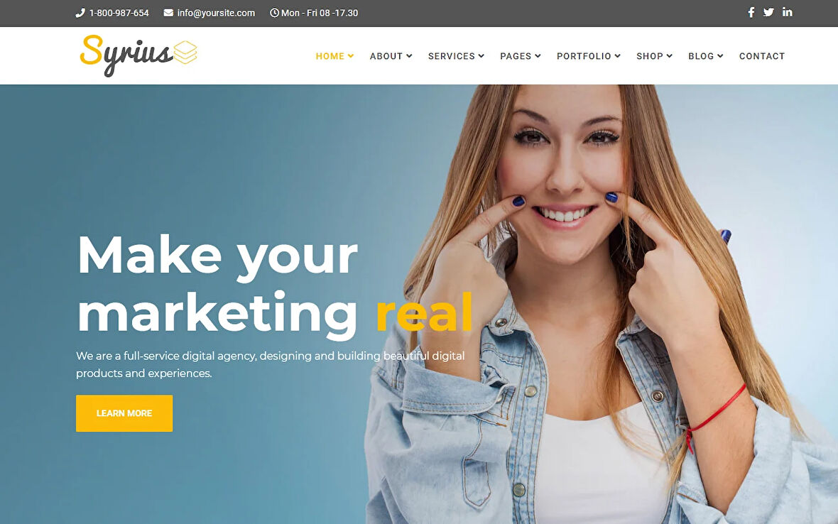 Syrius - SEO Digital Agency Joomla Teması