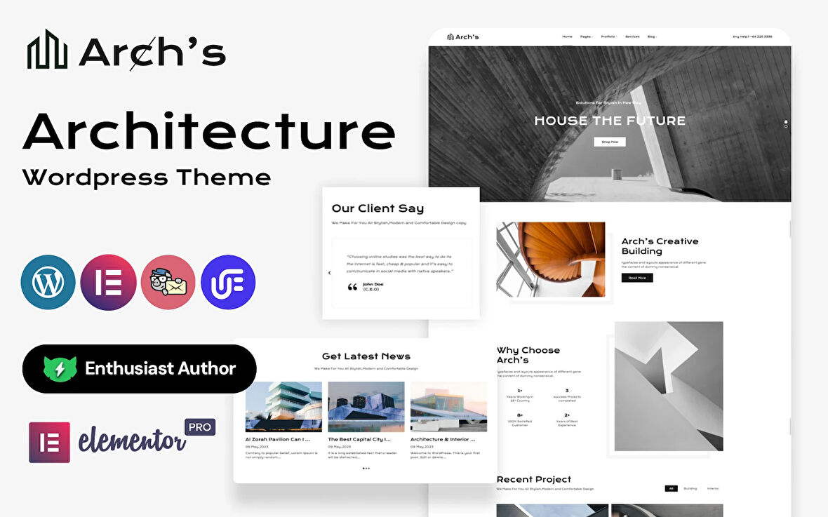 Arch s - Architecture Construction Wordpress Teması
