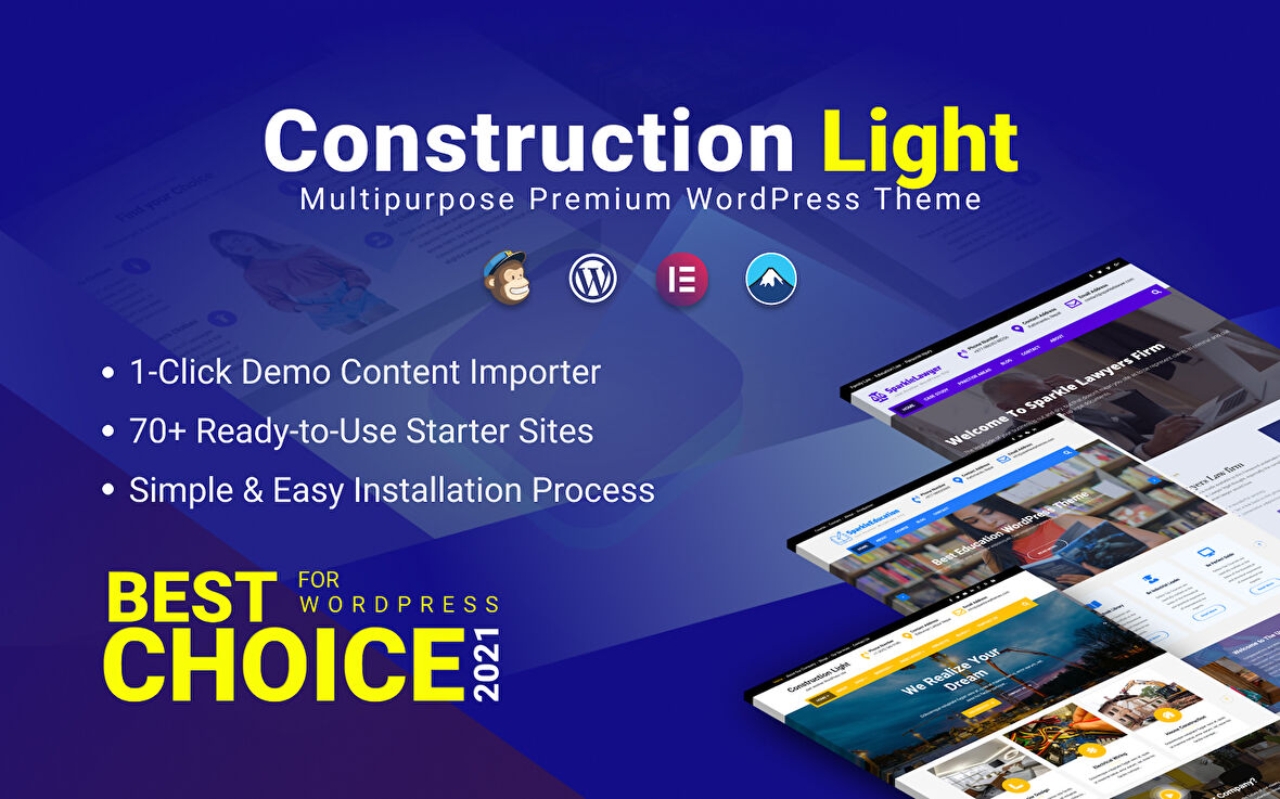 Construction - MultiPurpose Wordpress Teması