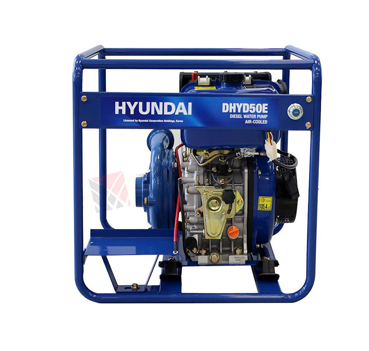 Hyundai DHYD50E Dizel Marşlı Yüksek Basınçlı Su Motoru 2''