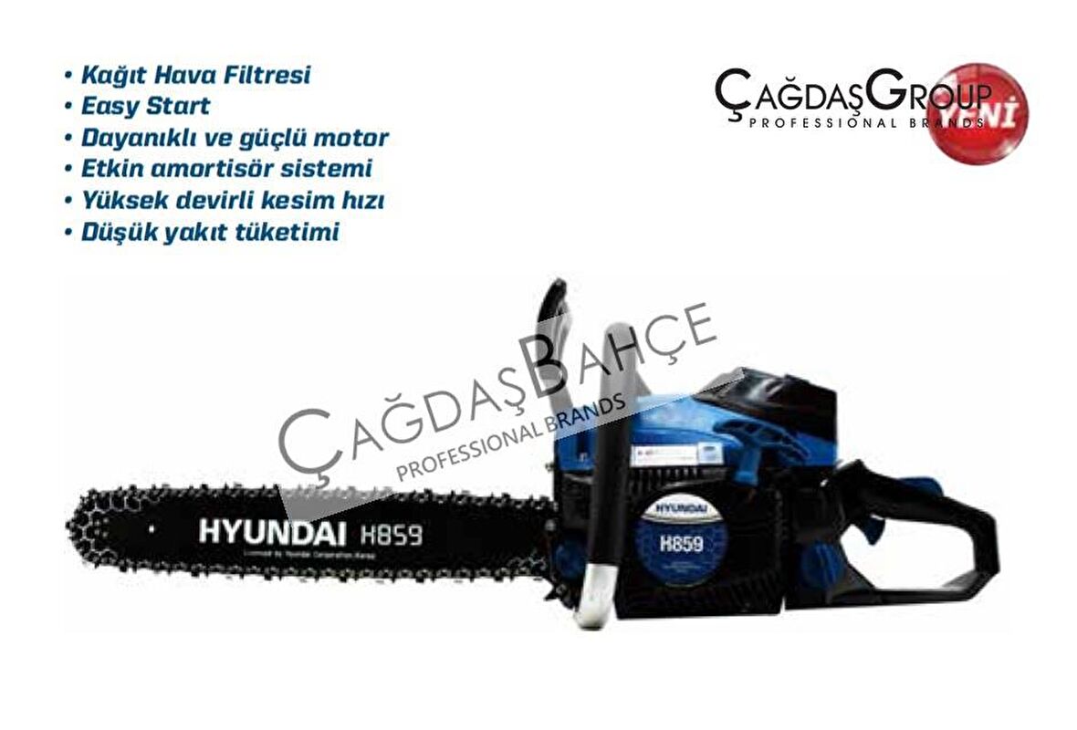 HYUNDAİ H859 MOTORLU TESTERE - AĞAÇ MOTORU - HIZAR 3.6 HP