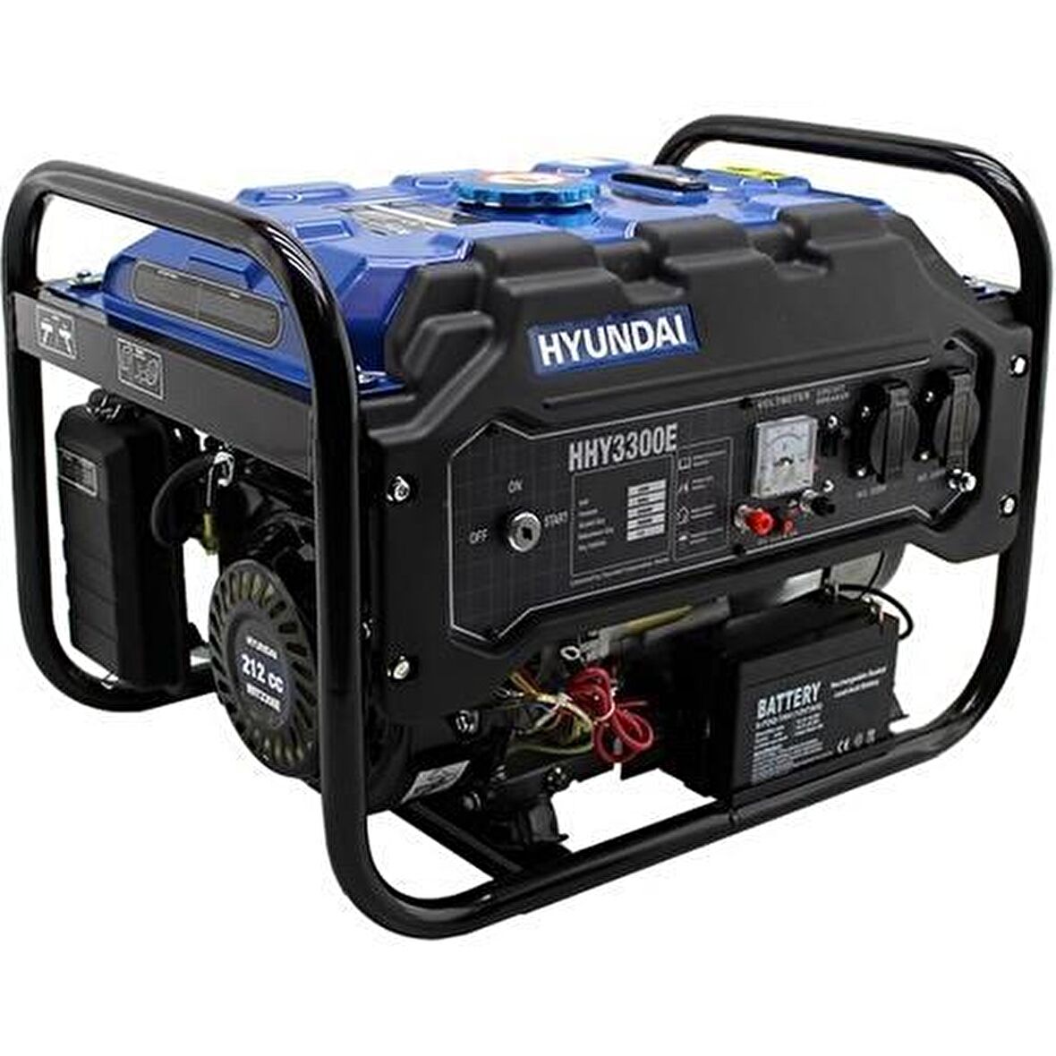 Hyundai HHY3300 Benzinli Marşlı Jeneratör 2.8 kW