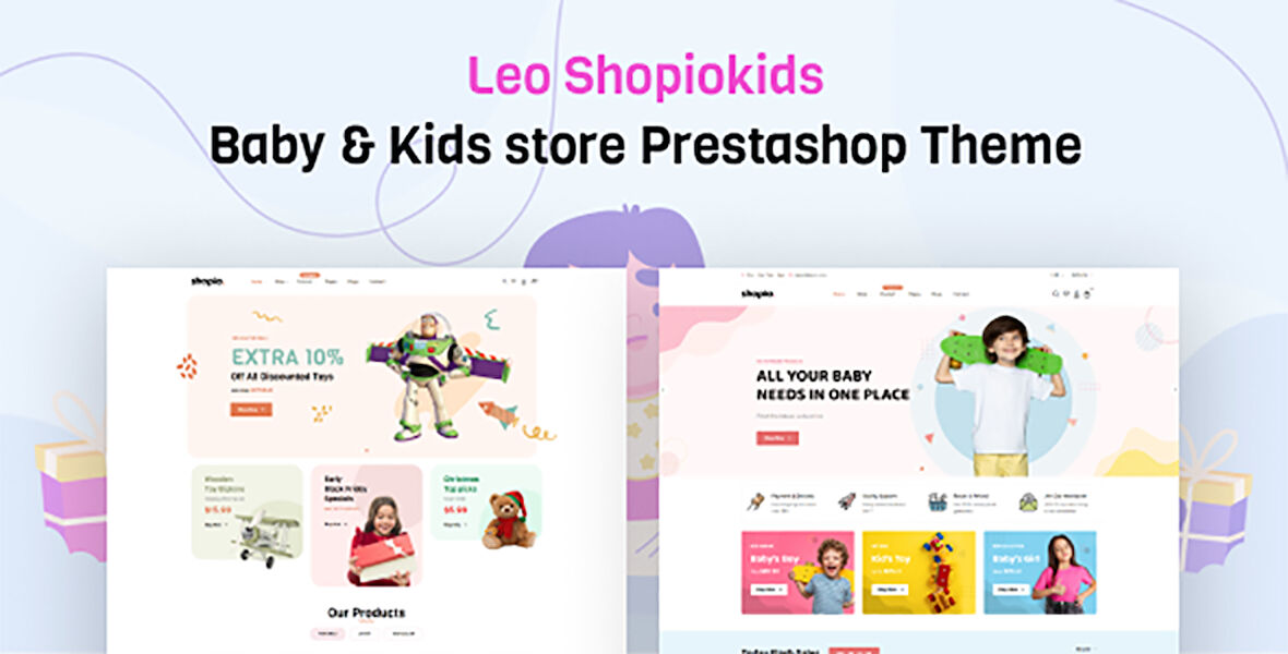 Leo Shopiokids - Baby & Kids Store PrestaShop Teması