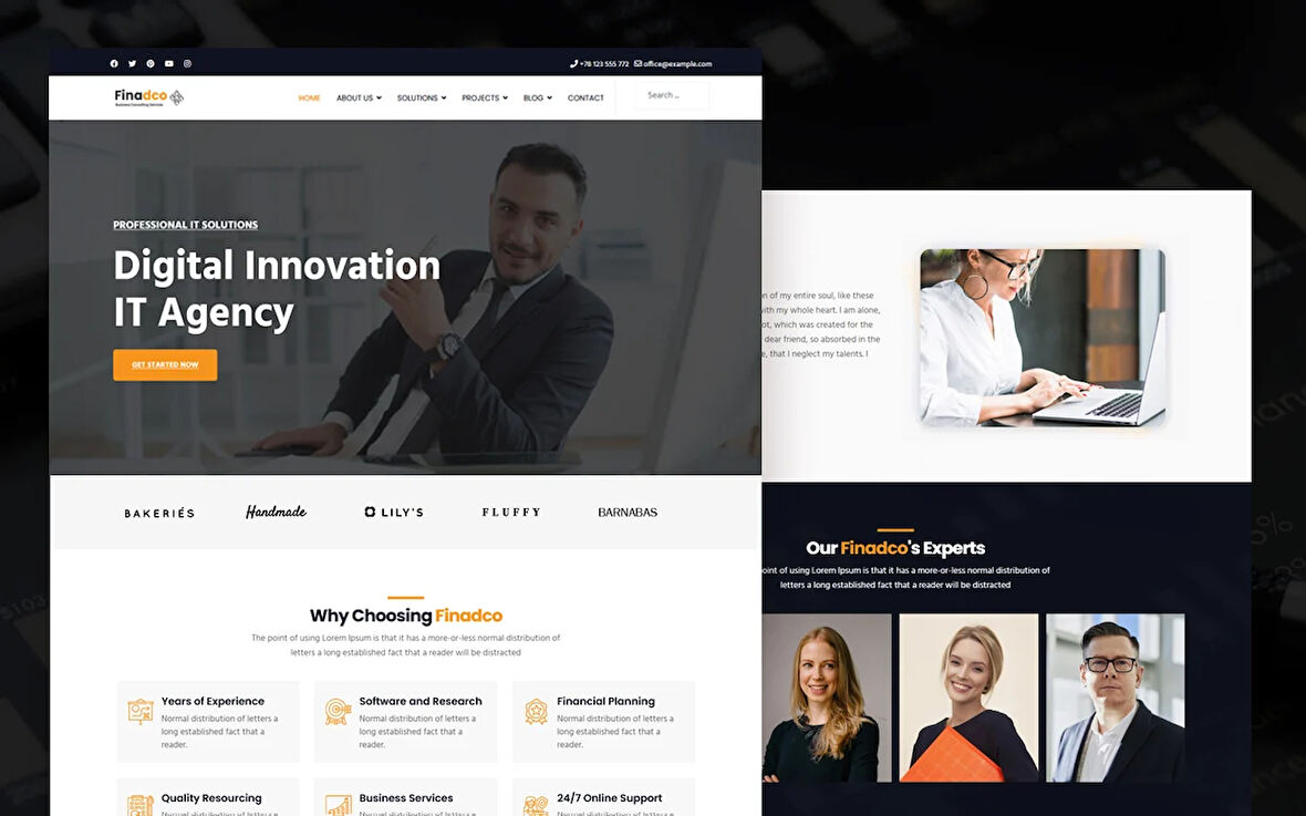 Finadco - Business Consulting Service Joomla Teması