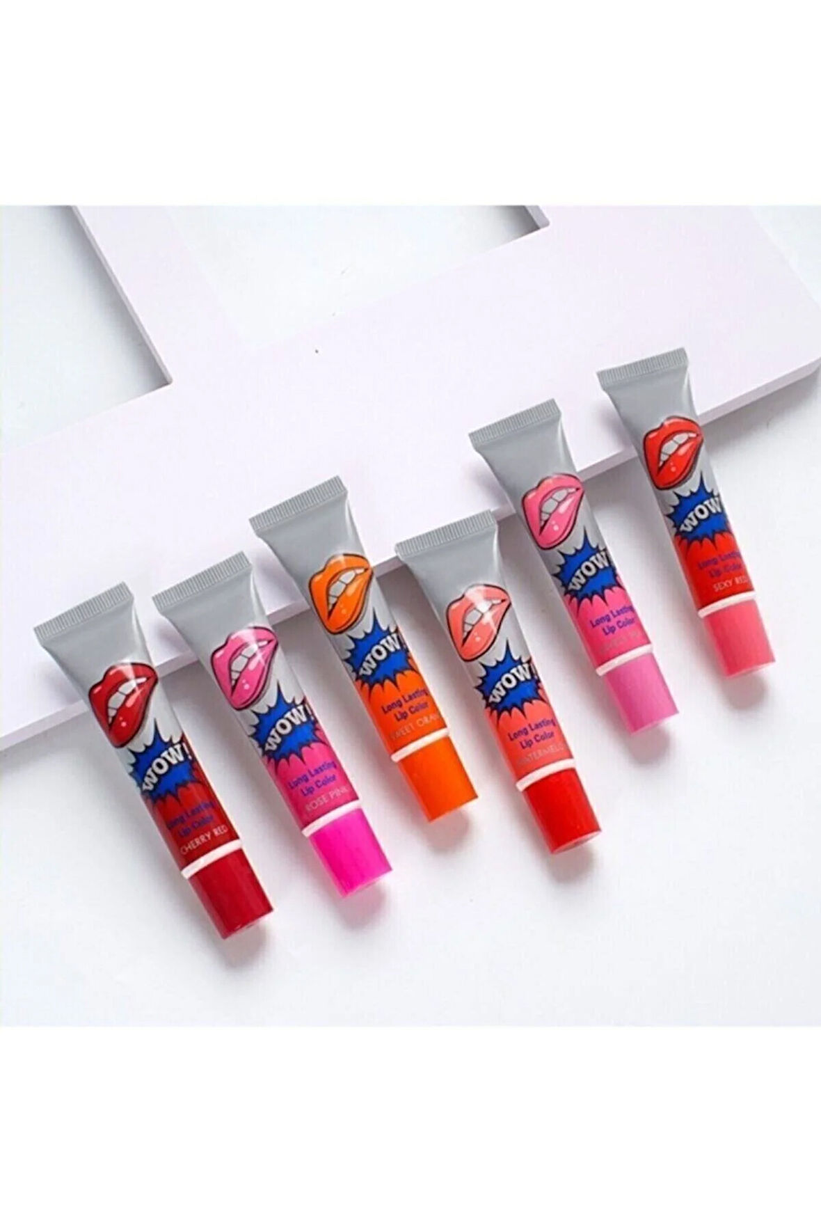 Kalıcı Soyulabilir 6'lı Ruj Serisi