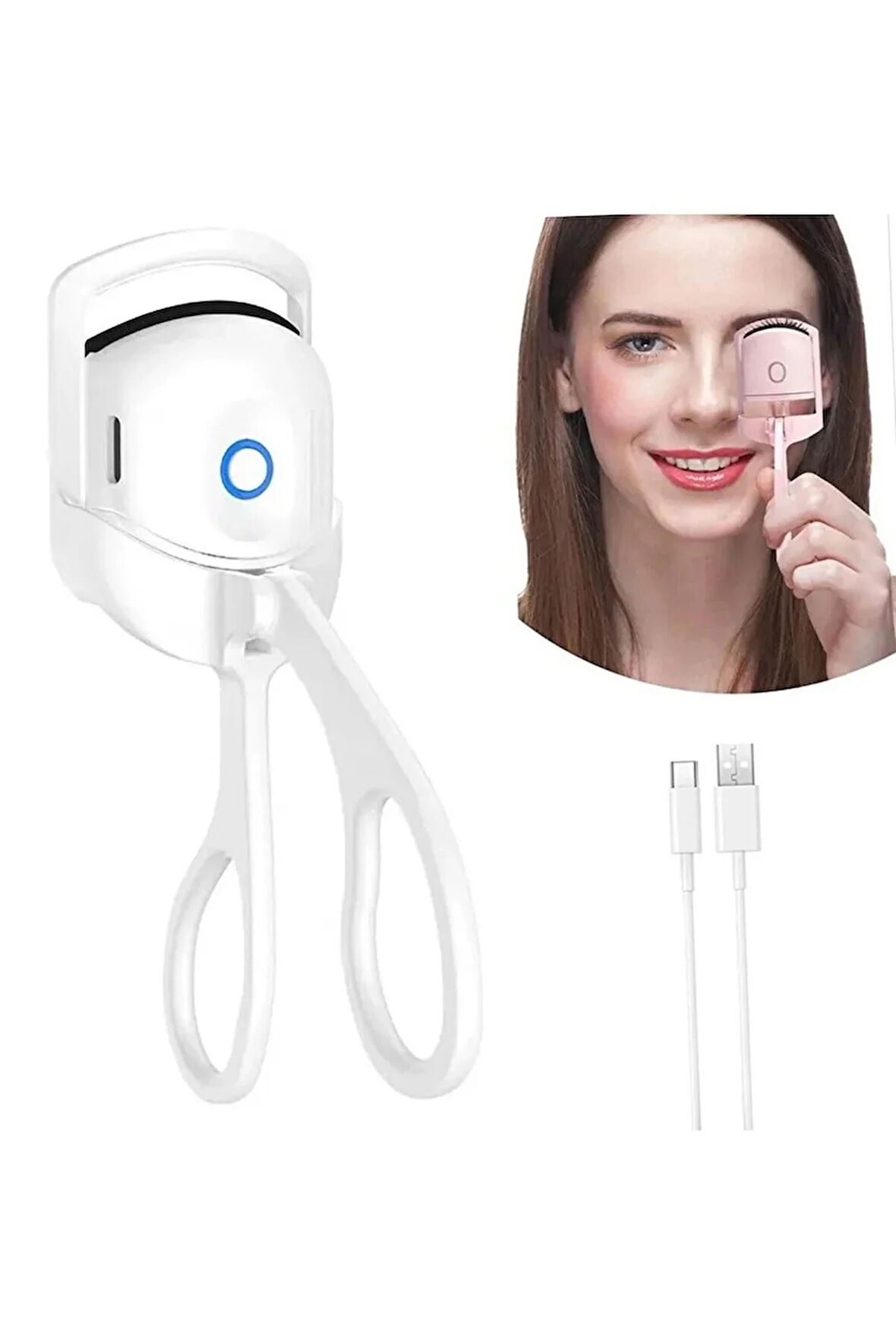 Kirpik Kıvırıcı Taşınabilir Şarjlı