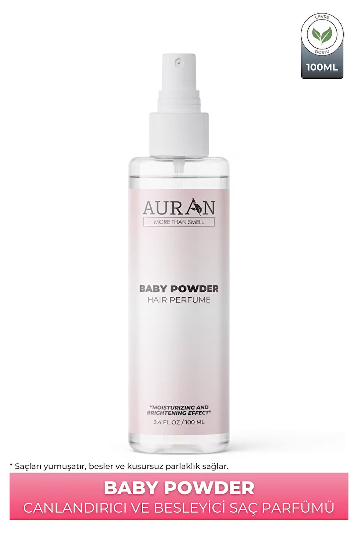 Bebek Pudrası Saç Parfümü Besleyici ve Onarıcı Saç Bakım Spreyi Baby Powder Hair Perfume Spray 100ml