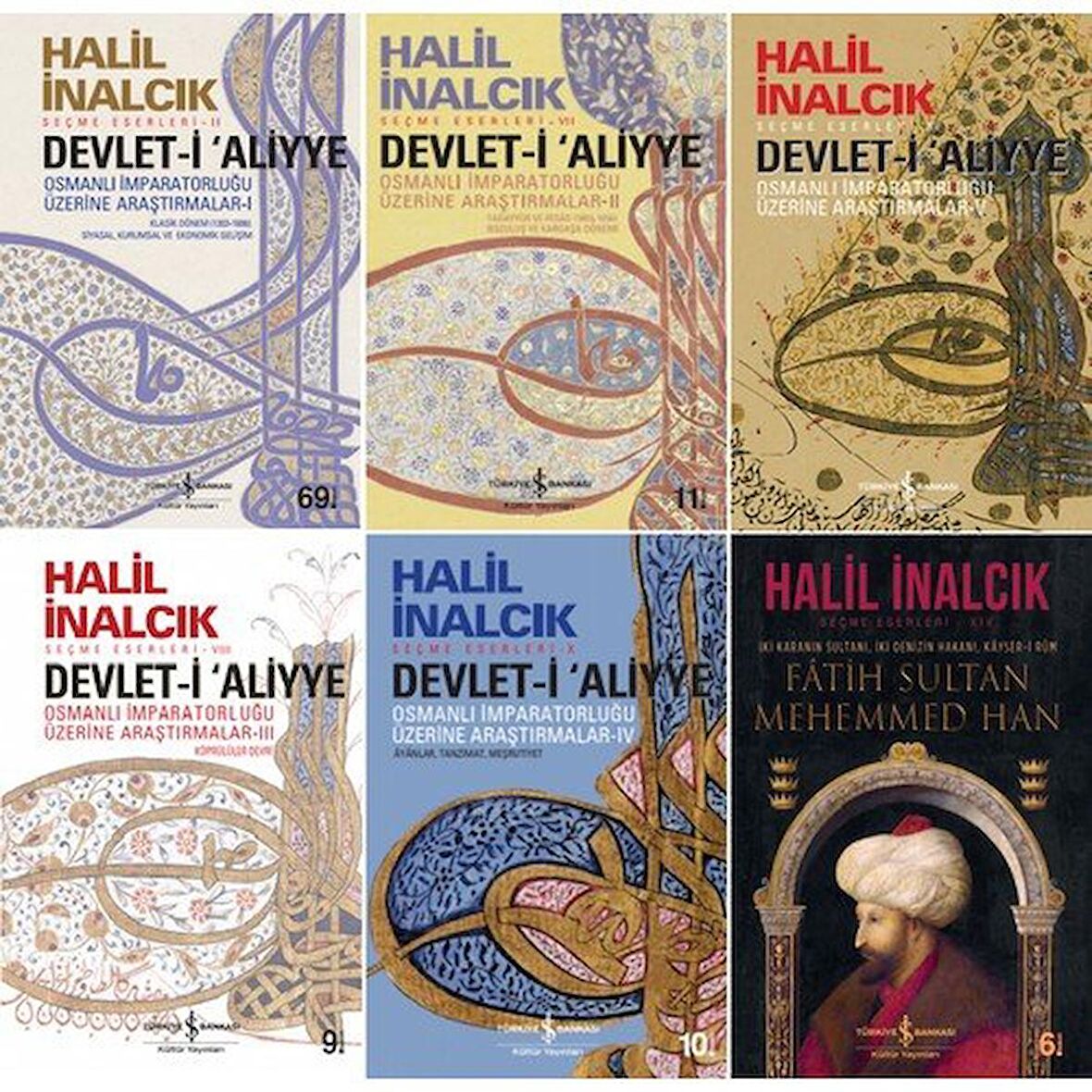 Halil İnalcık 6 Kitap Set / Devlet-İ Aliyye - Fatih Sultan Mehemmed Han