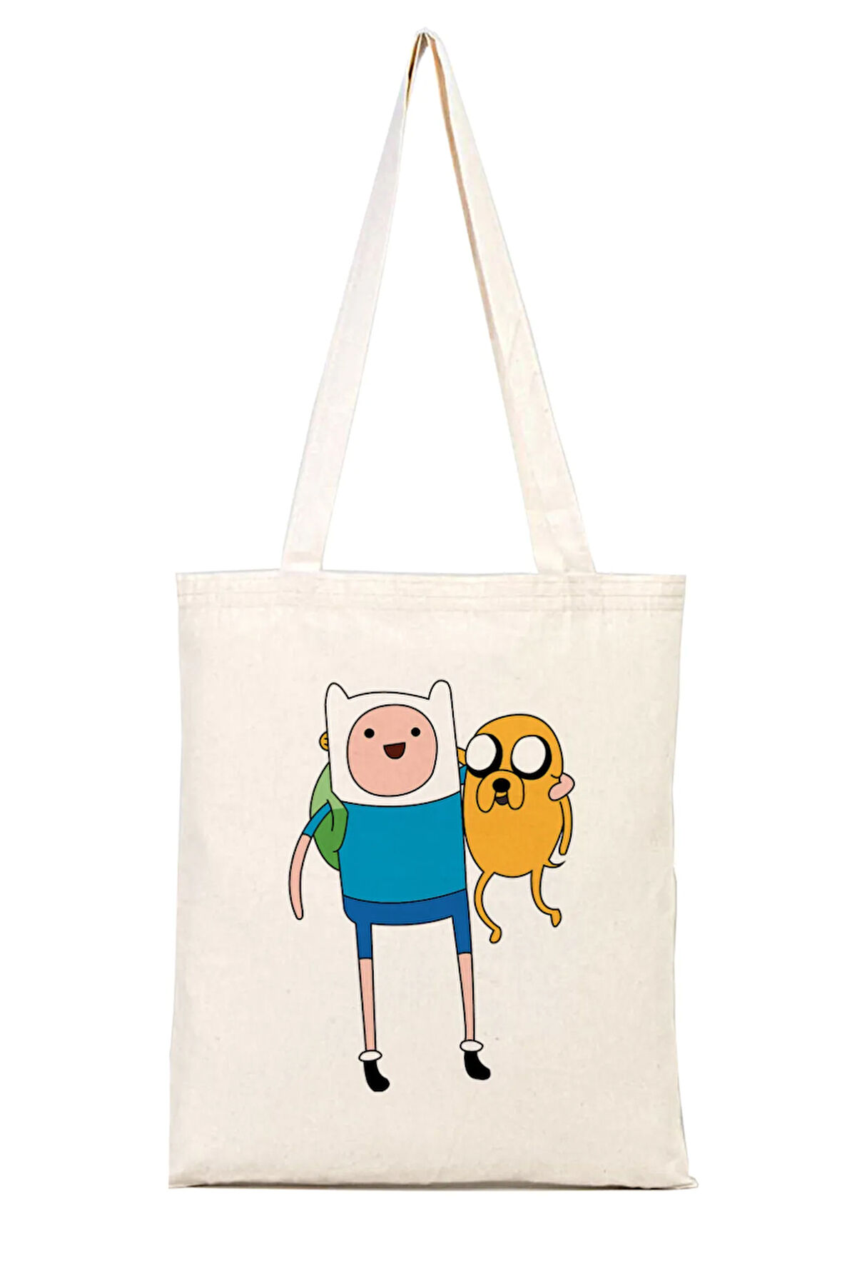 Finn ve Jake %100 Pamuk Bez Omuz Çantası