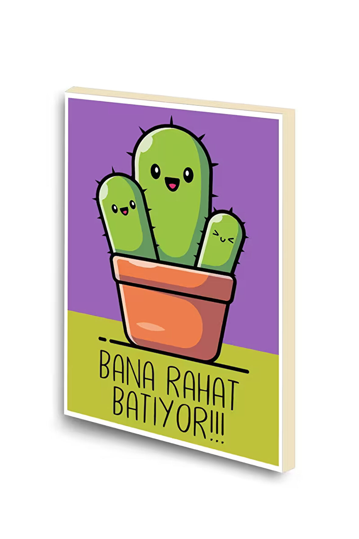 Bana Rahat Batıyor Baskılı A6 Küçük Boy Çizgisiz Defter