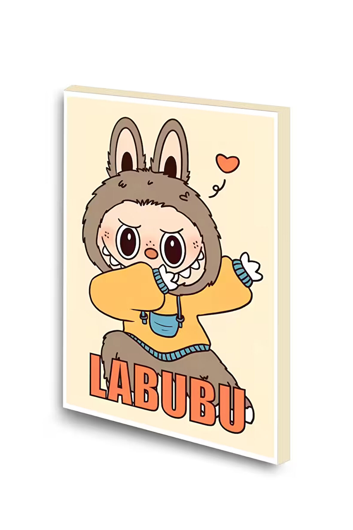 Labubu Baskılı Baskılı A6 Küçük Boy Çizgisiz Defter