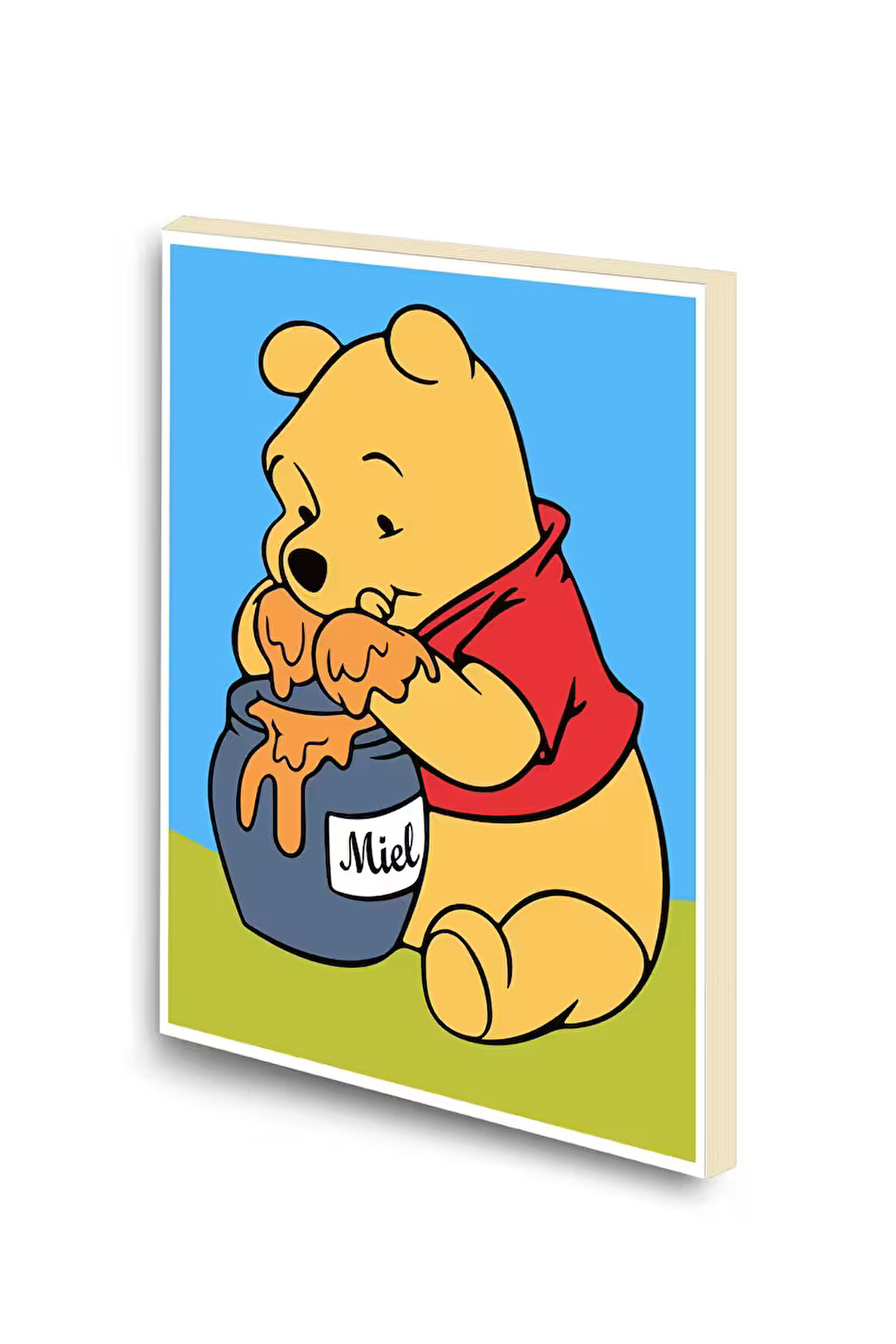 Winni Pooh Baskılı A6 Küçük Boy Çizgisiz Defter