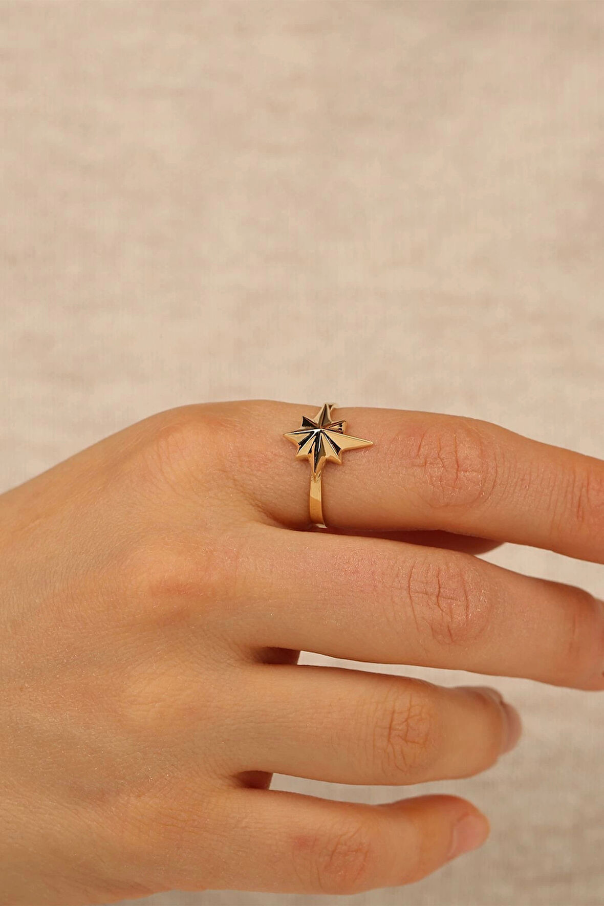 Kutup Yıldızı Altın Yüzük