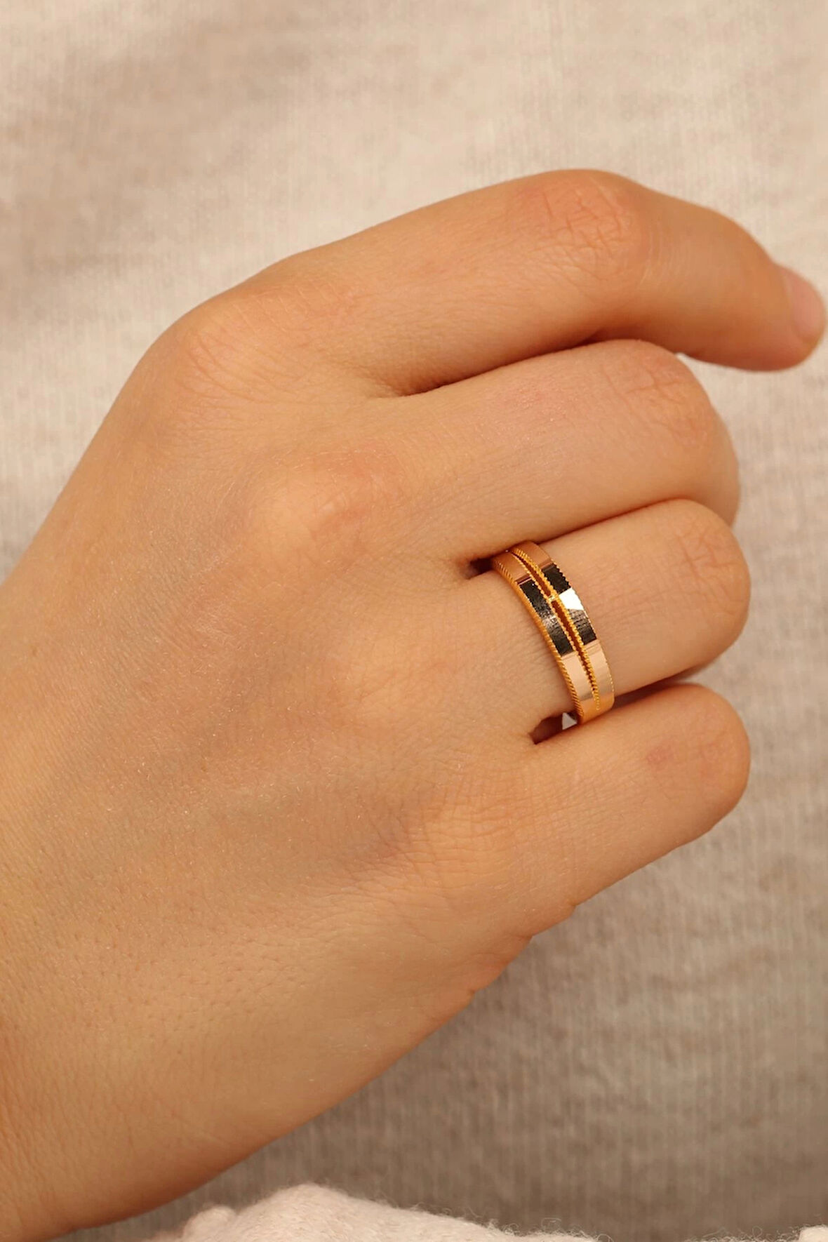 2 Sıra Ajda Altın Yüzük