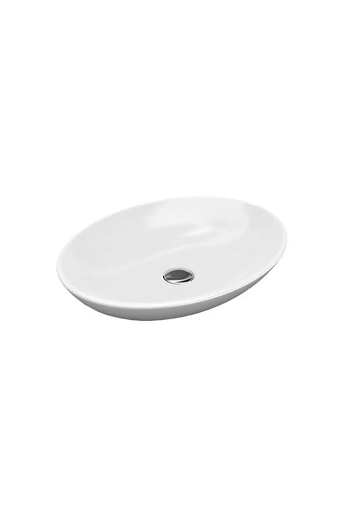 Harmony Oval Gövde Üstü Lavabo 59 Cm