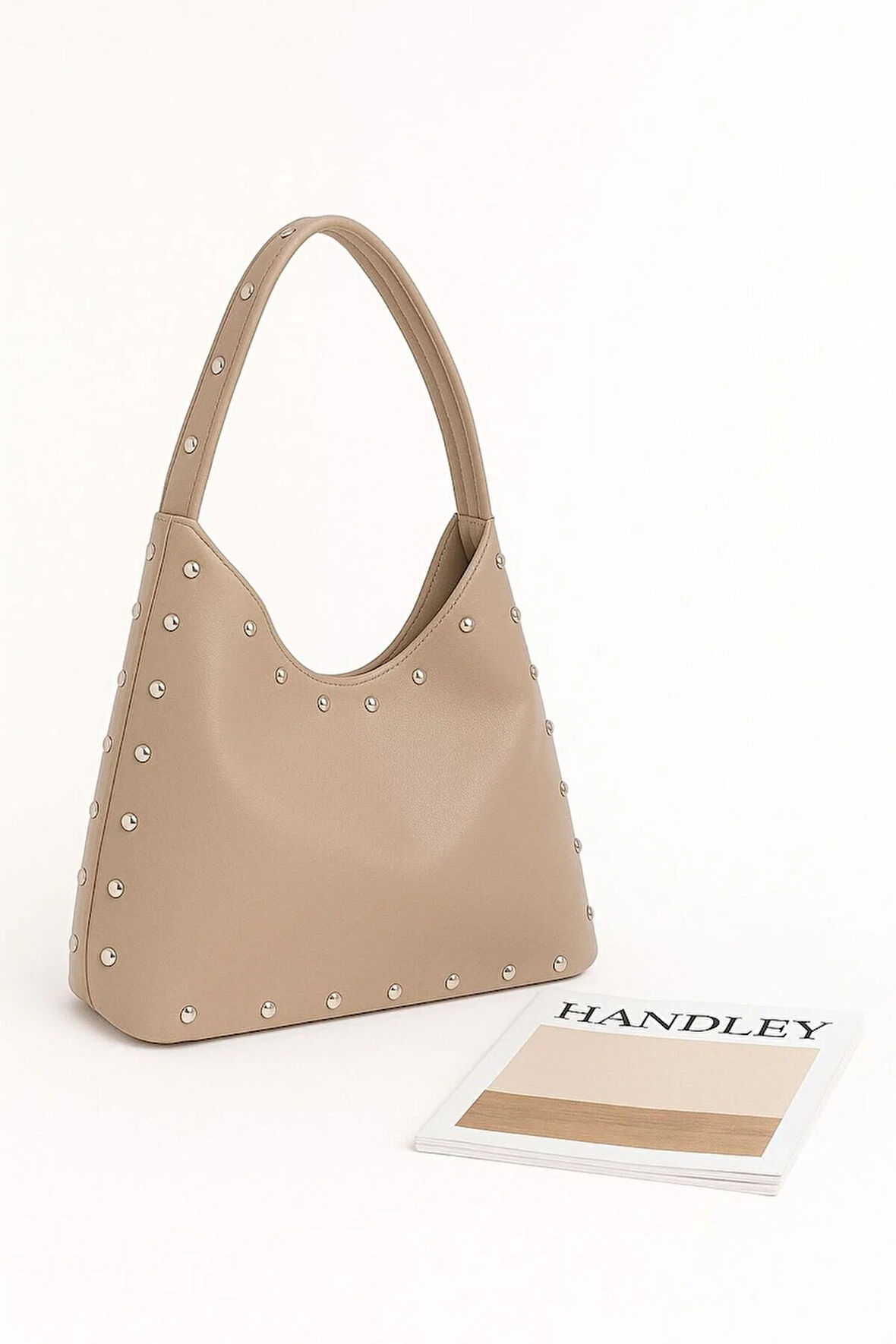 Stud Detaylı Omuz Çantası