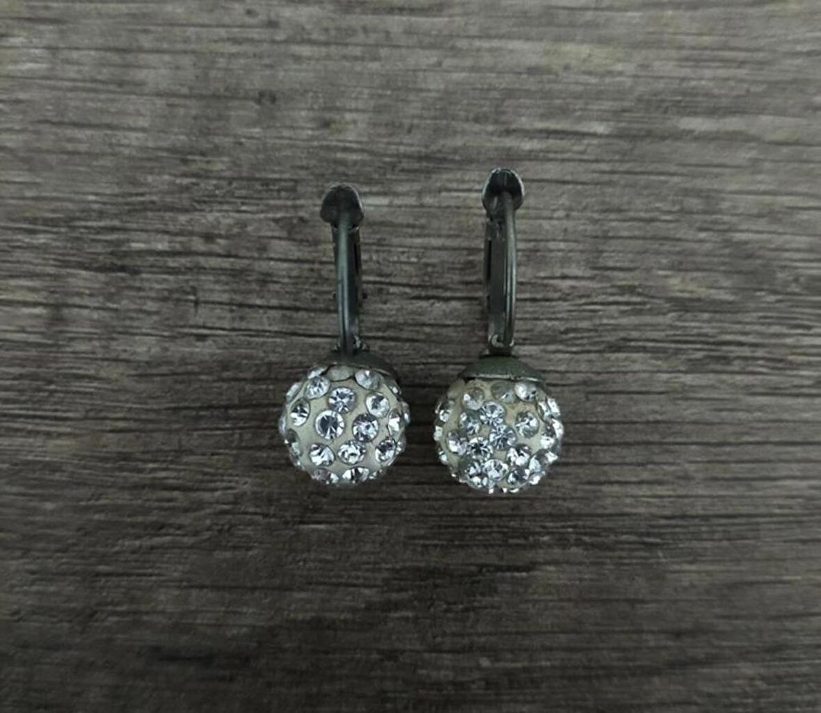 Hdmarketim Şambala Model Swarovski Taşlı Beyaz Sallantılı Küpe