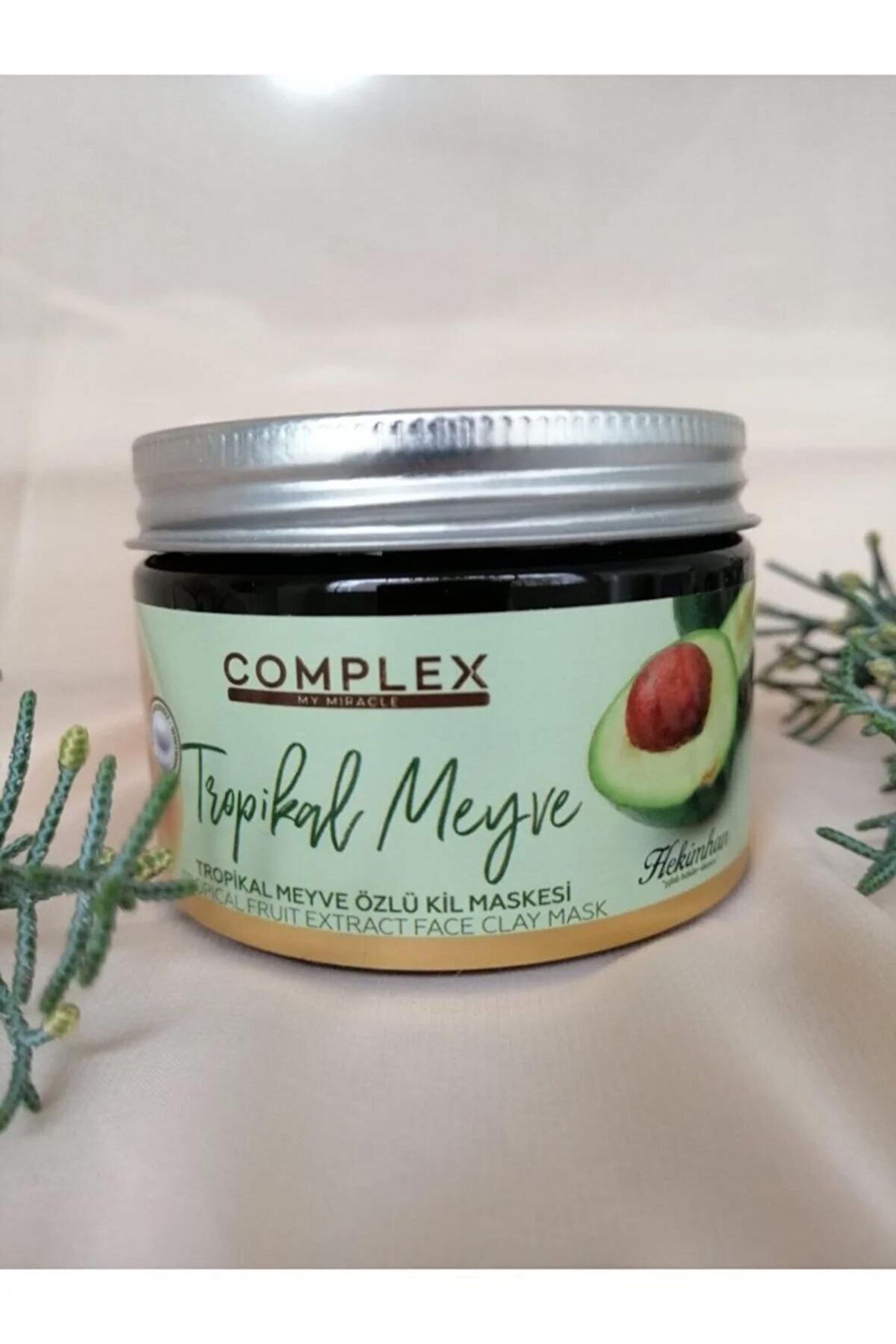 Tropikal Meyve Özlü Complex Yüz Için Kil Maske, Nemlendirici, Peeling , Anti Aging 150 Ml