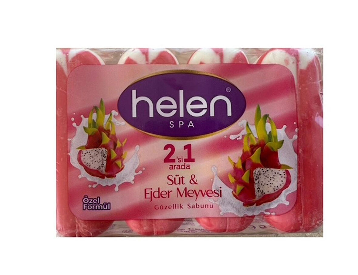 Helen Katı El Sabunu Süt&Ejder Meyveli 4 x 90 gr