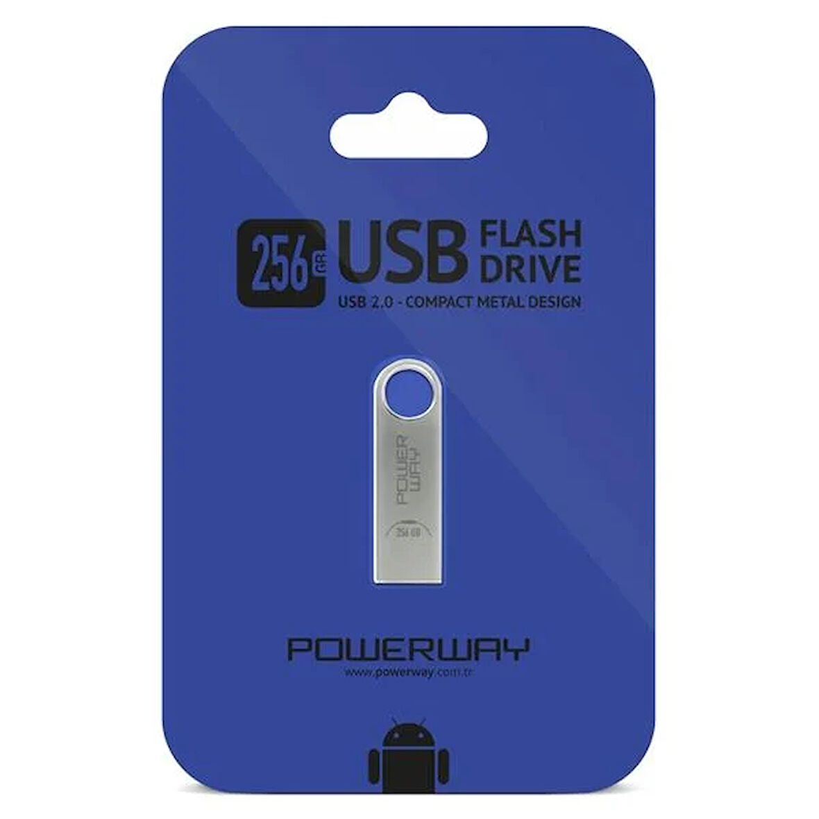 256 GB METAL USB 2.0 FLASH BELLEK