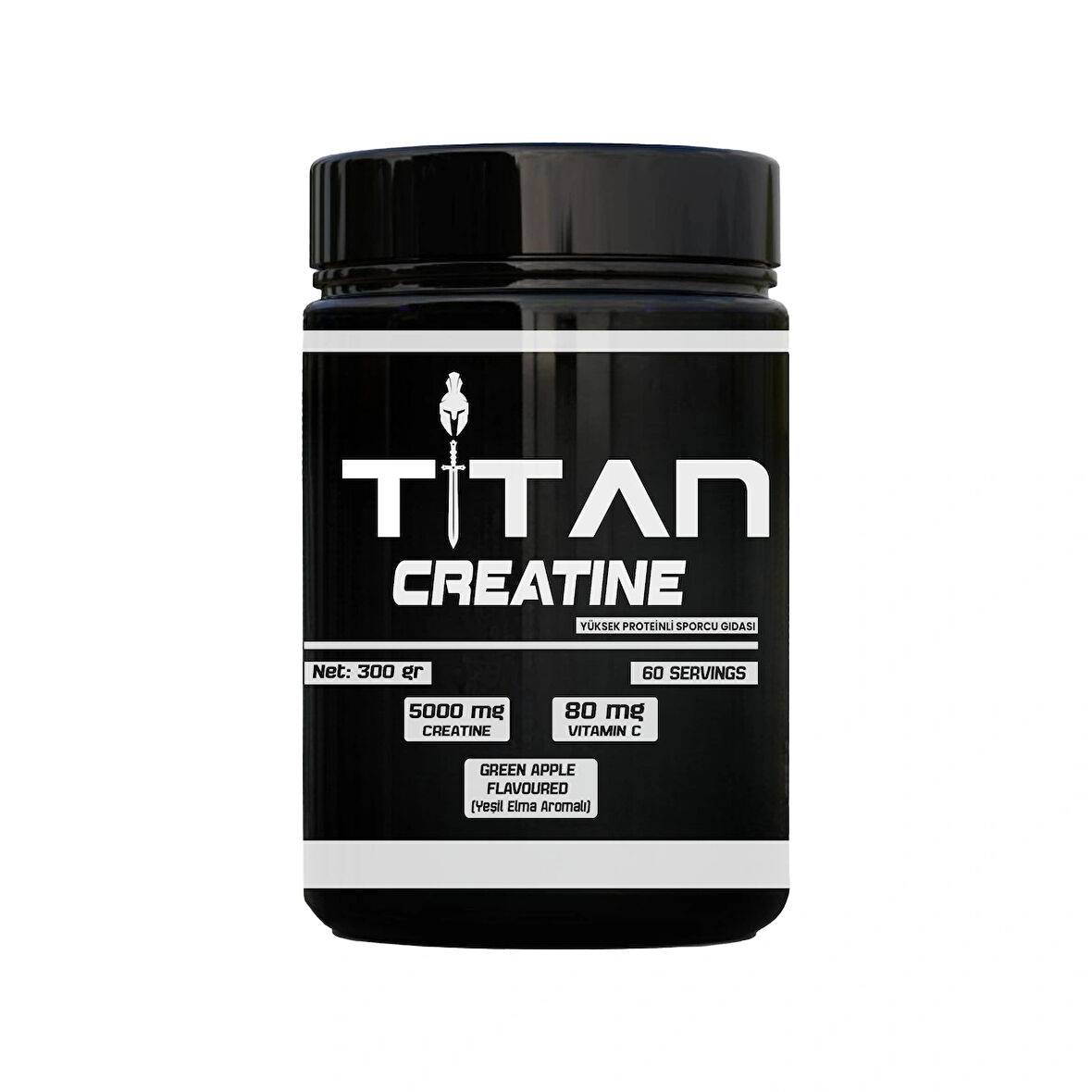 Titan Premium Creatine 300 Gr Monohyrate Mikronized-YeşilElma