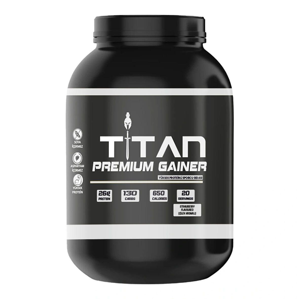 Titan Premium Gainer 3000Gr-Çilek-Aroma