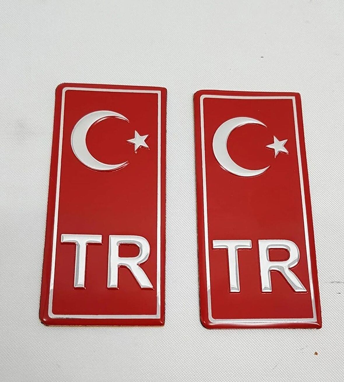 2'li Yapışma Tr Plaka Sticker