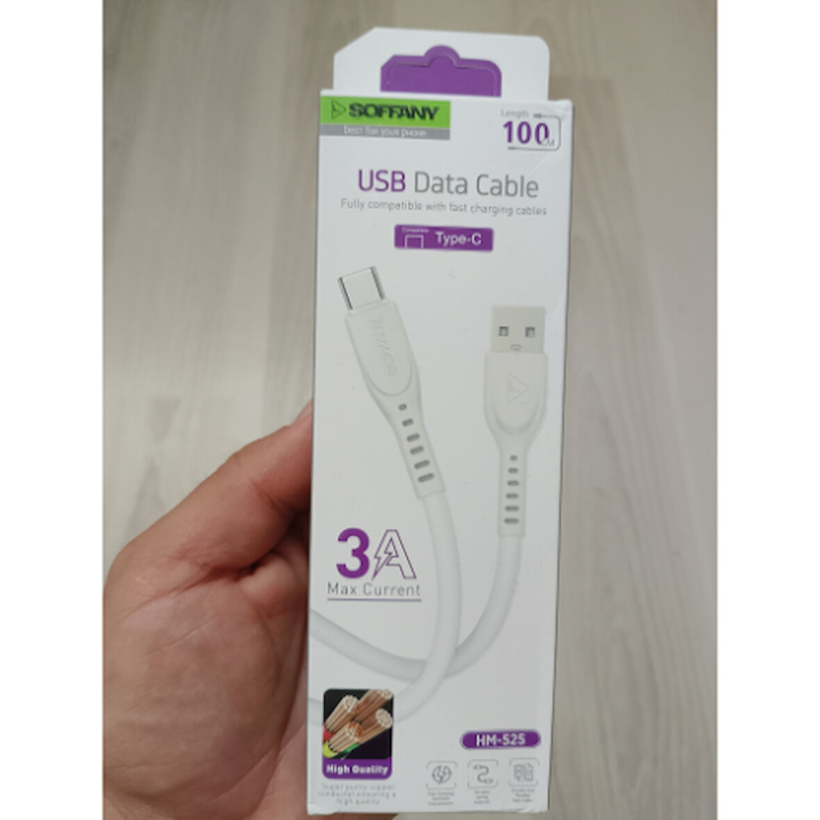 Hm-525 USB C Data Cable ŞARJ kab