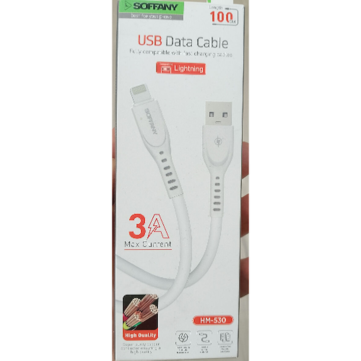 Hm-530 USB Data Cable lightiing hızlı şarj 