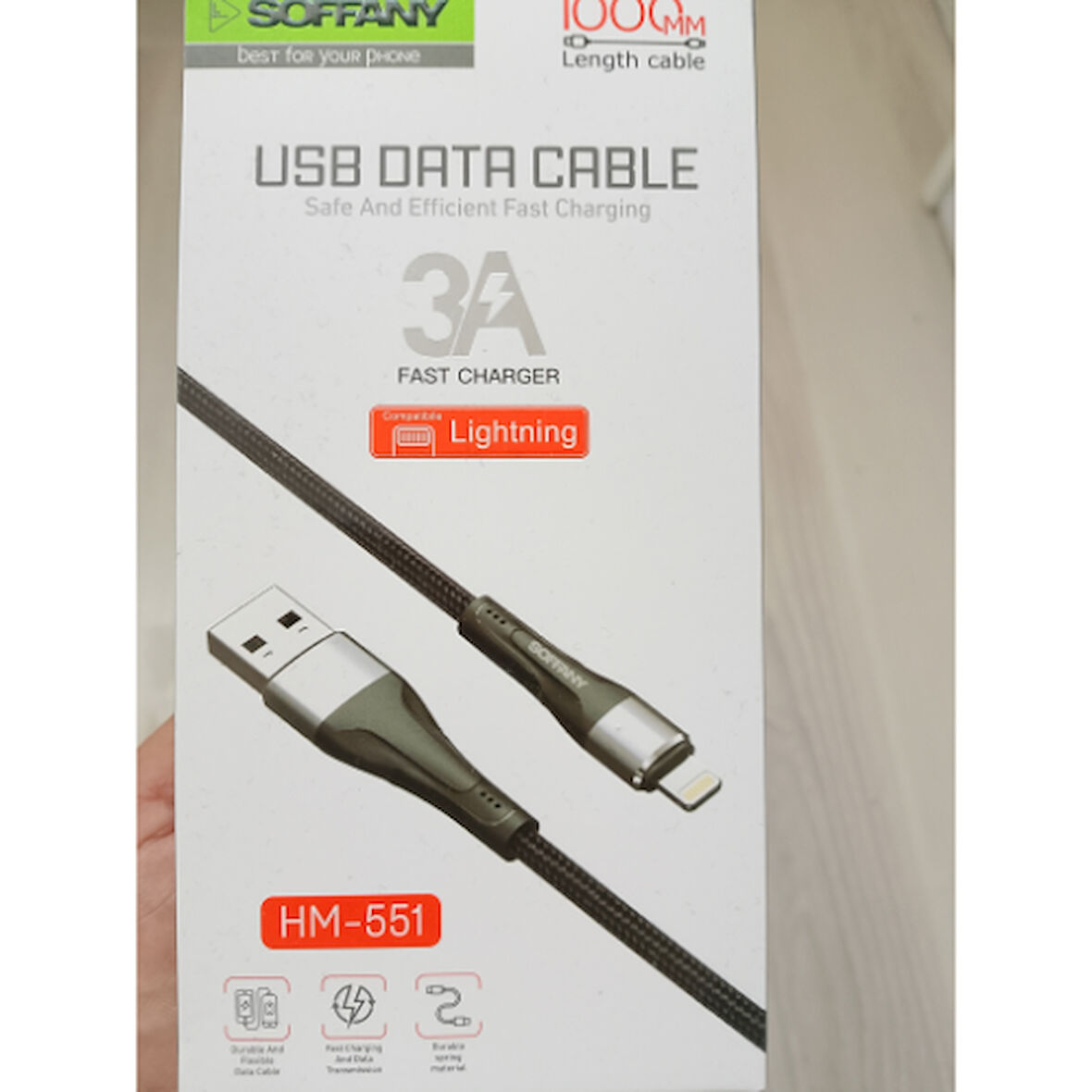 Hm-551 3A Lightning,Hızlı şarj 