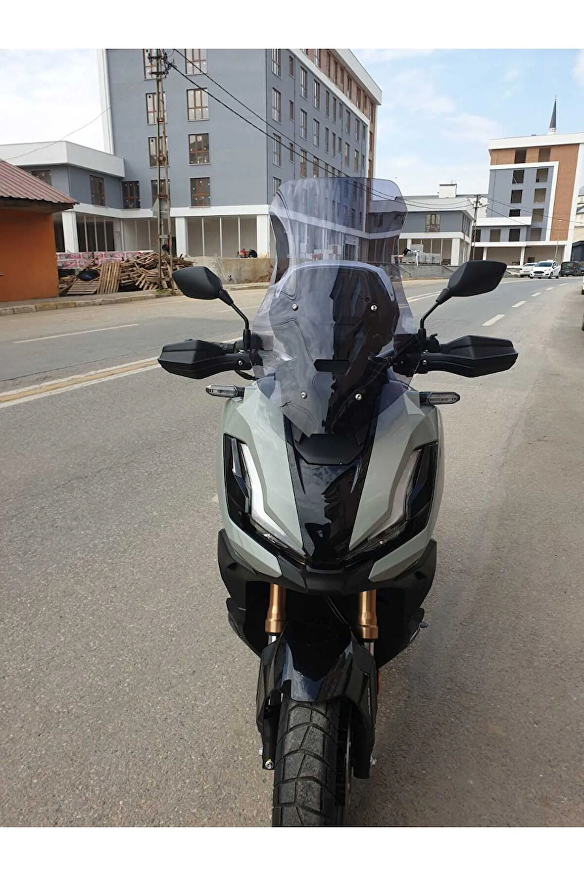 Honda Adv 350 Siperlik Ön Cam 2023 2024 Model 72cm Açıkfüme Renkli 4mm UZUN CAM