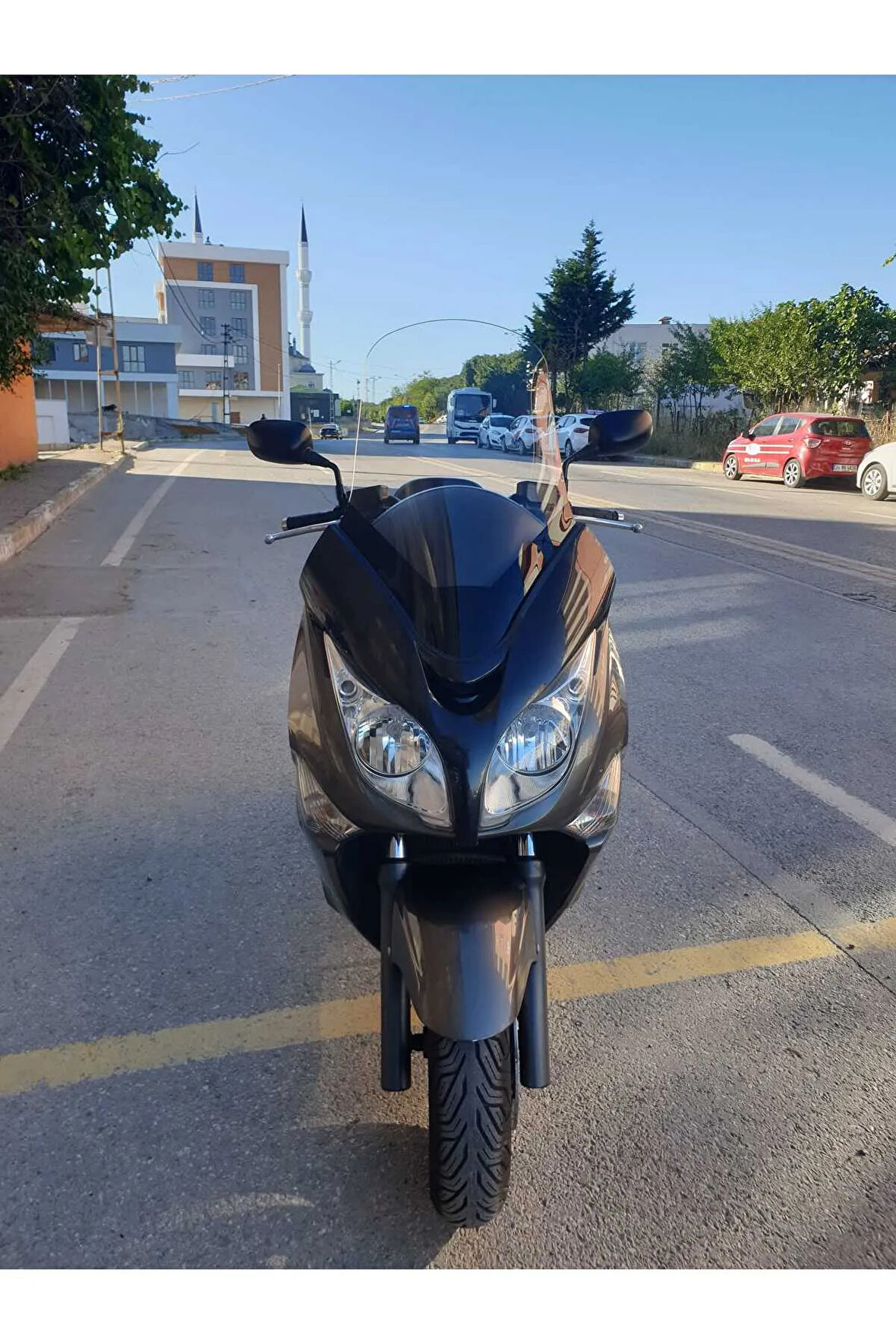 Honda Silwerving Swt 600 Ön cam 2008 2013 Model Yılı 70cm Şeffaf Renk 4mm Uzun Geniş Cam