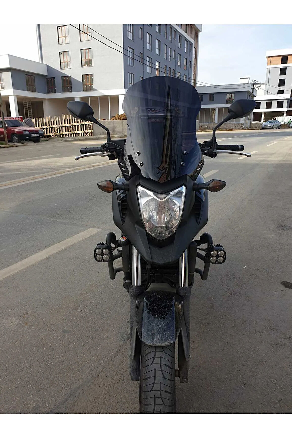 Honda Nc 700 750 X Siperlik Ön Cam 2012 2015 Model 59cm Siyah Renkli 4mm UZUN CAM