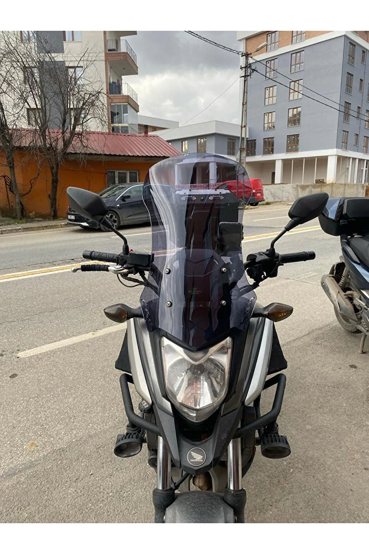 Honda Nc 700 750 X Siperlik Ön Cam 2016 2020 Model 59cm Açıkfüme Renkli 4mm UZUN CAM