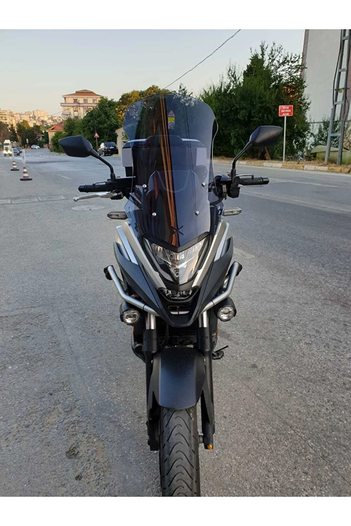 Honda Nc 700 750 X Siperlik Ön Cam 2021 2024 Model 59cm Açıkfüme Renkli 4mm UZUN CAM