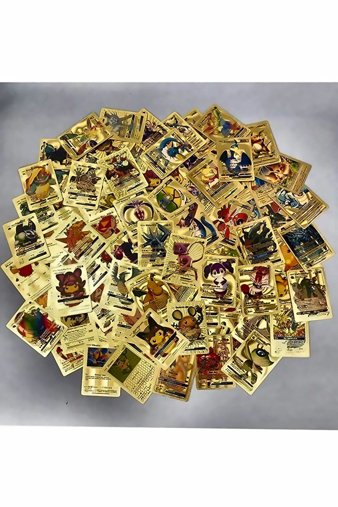 raklı Kabartmalı Esnek Koleksiyon Pokemon Gold Kart Kız Çocuk Eğitici Oyuncak Erkek Çocuk Oyuncaklar