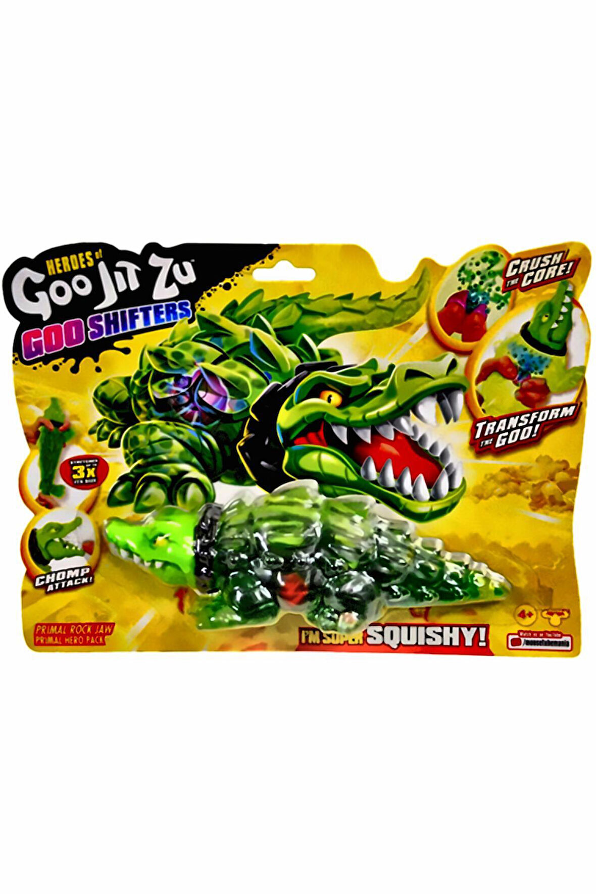 tzu Gooshifter Delüks Tekli Paket Rock Jaw Gjt37000 Kız Çocuk Eğitici Oyuncak Erkek Çocuk Oyuncaklar