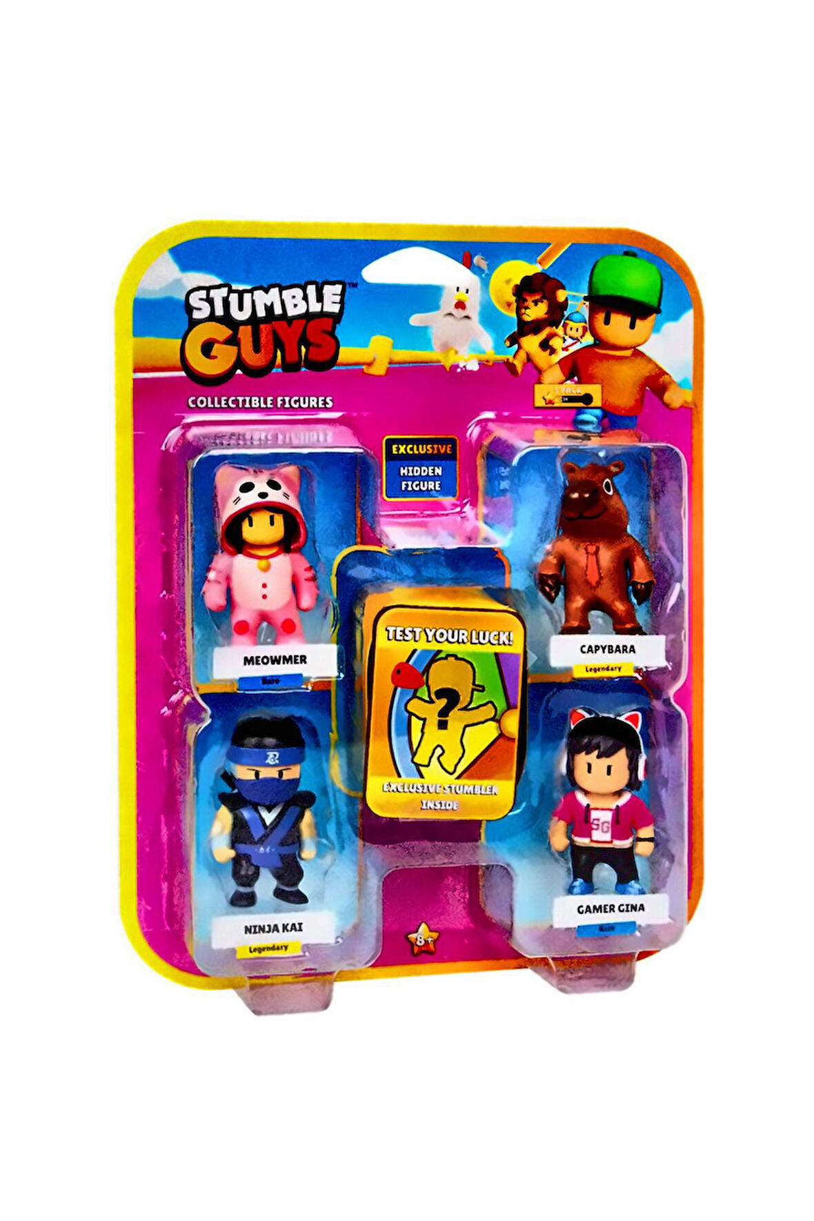 5'li Figür Set Meowmer,Capybara,Nınja Kaı,Gamergına Kız Çocuk Eğitici Oyuncak Erkek Çocuk Oyuncaklar