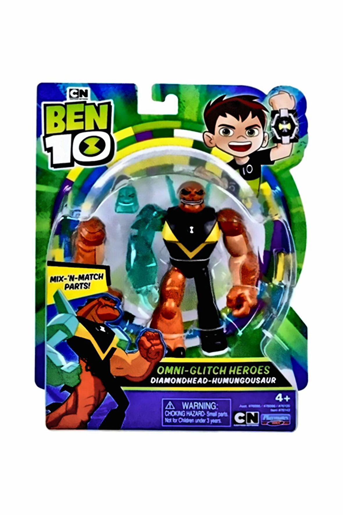 i Omni Glitch Heroes Diamondhead Humungousaur 00812 Kız Çocuk Eğitici Oyuncak Erkek Çocuk Oyuncaklar