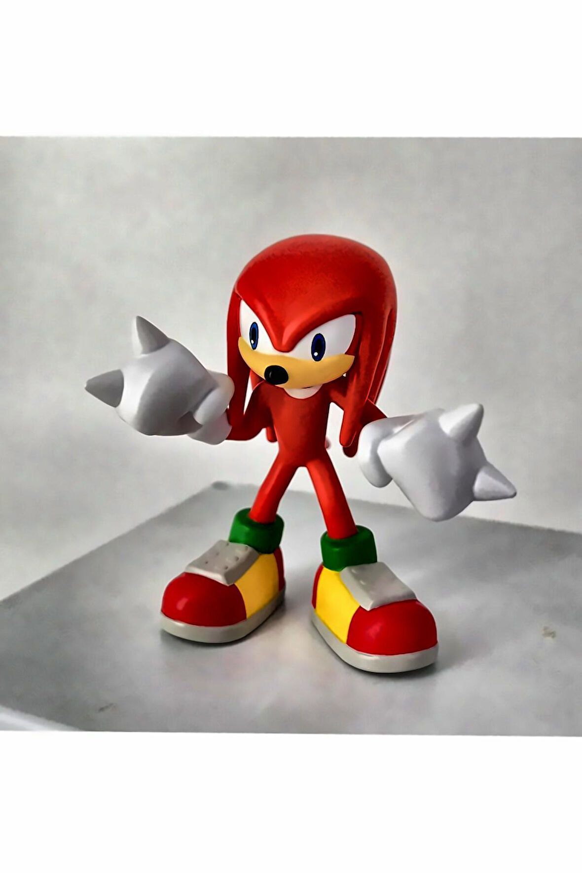 iyon Figürler Sonıc The Hedgehog Süper KNUCKLES 6CM Kız Çocuk Eğitici Oyuncak Erkek Çocuk Oyuncaklar