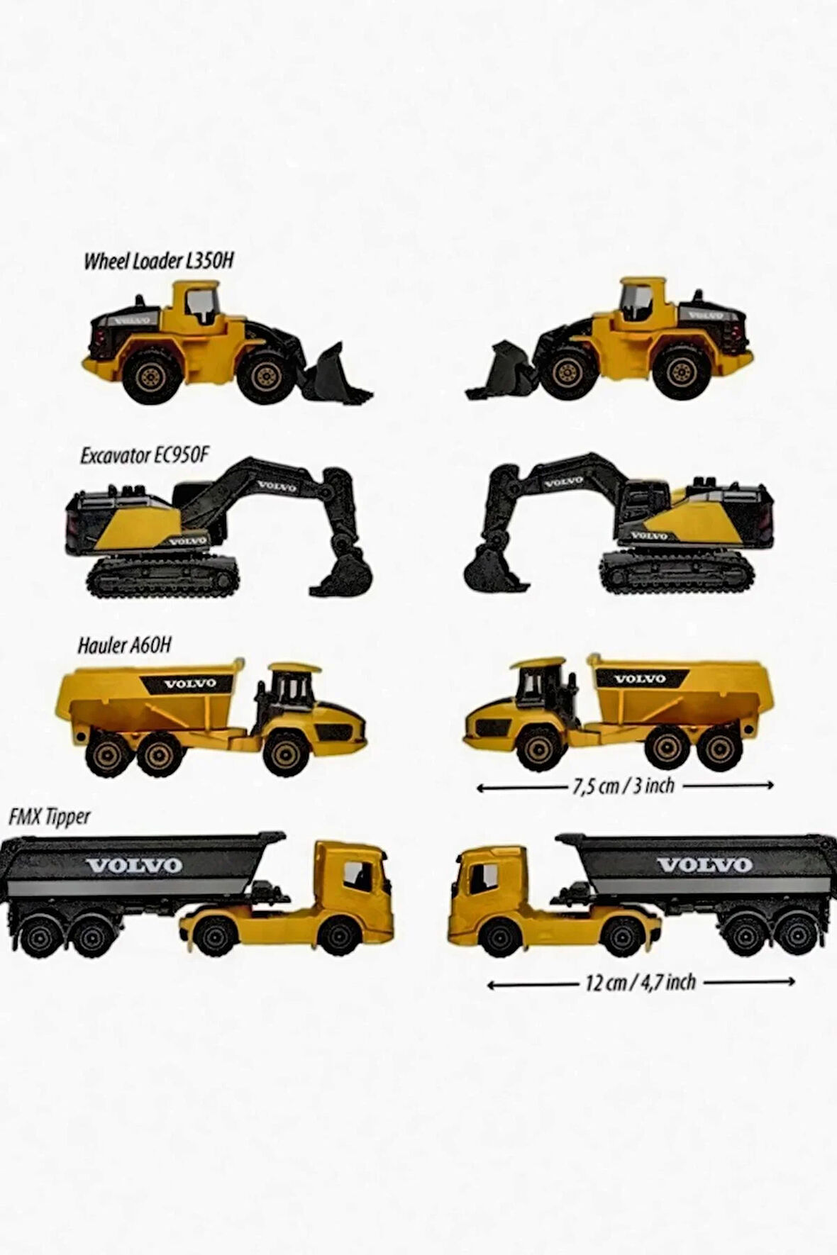 Simba Volvo 4 Pieces Giftpack Araba Kız Çocuk Eğitici Oyuncak Erkek Çocuk Oyuncaklar