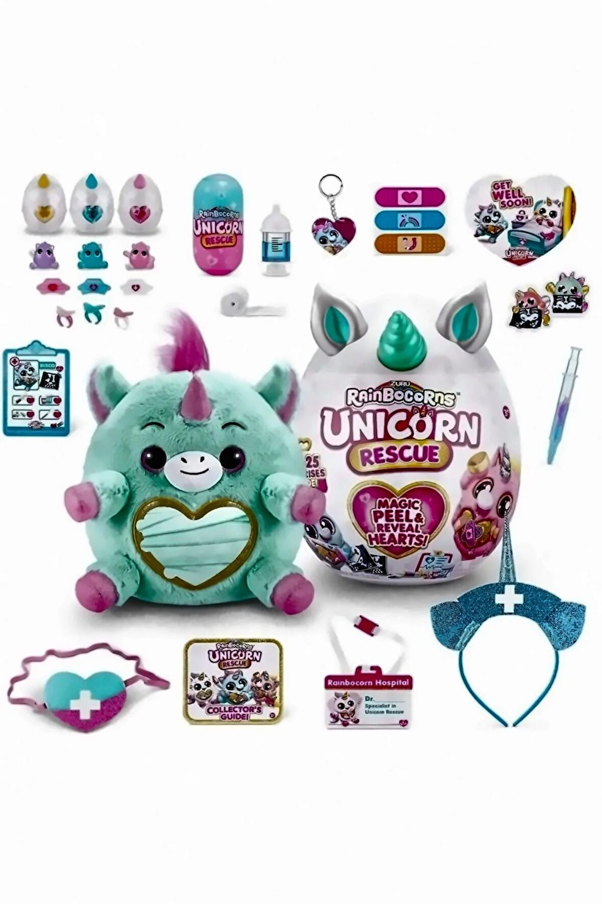 Rainbocorns Unicorn Dev Sürpriz 25'den Fazla Süpriz Kız Çocuk Eğitici Oyuncak Erkek Çocuk Oyuncaklar