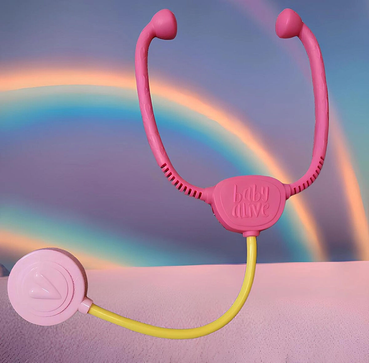  Hasbro Baby Alive Bebek Doktor Stetoskopu Pembe Sarı Oyuncak