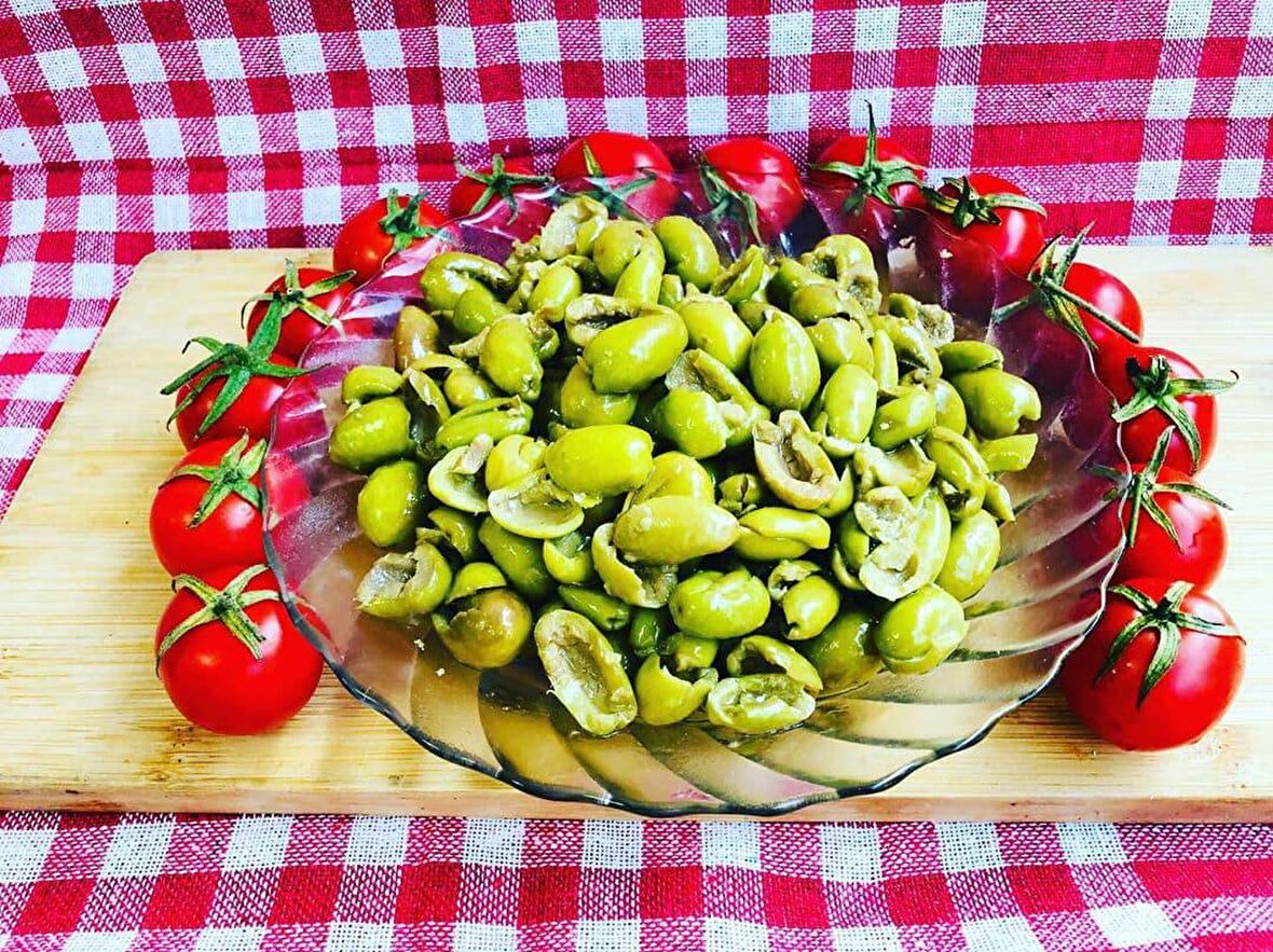 Çekirdeksiz Yeşil Zeytin 1 kg