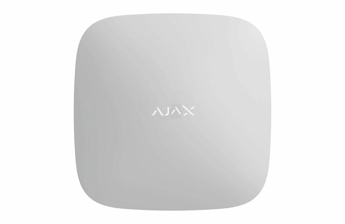 AJAX Hub 2 Plus Kablosuz Alarm Paneli Ethernet ve Wifi Girişli Motion Kamera Destekli Beyaz